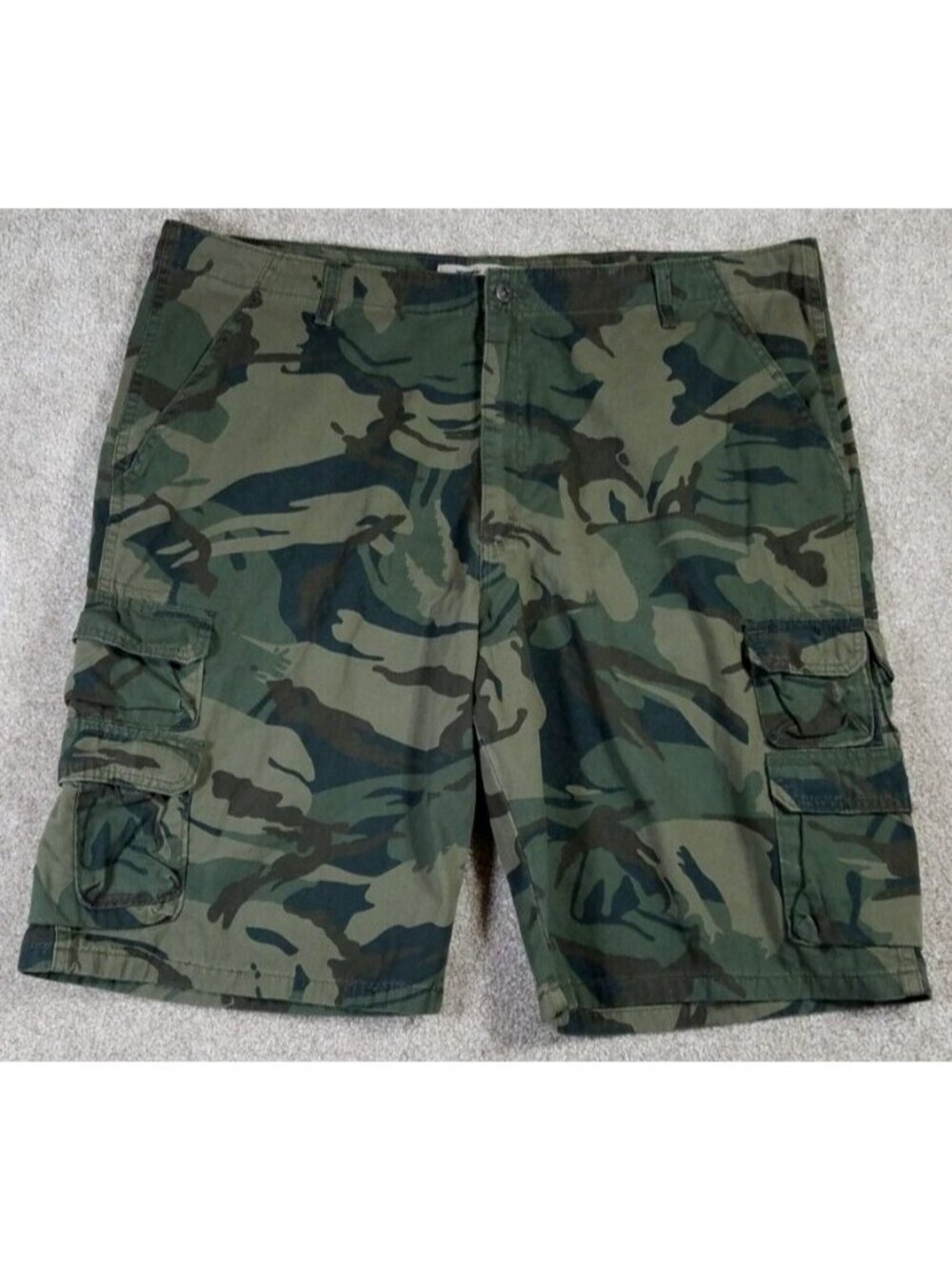 Wrangler Jeans Co. Camouflage Cargo Shorts Outdoor Camo Workwear Utility Men 42